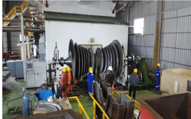 MINOR OH 60 MW ANSALDO TURBINE GENERATOR