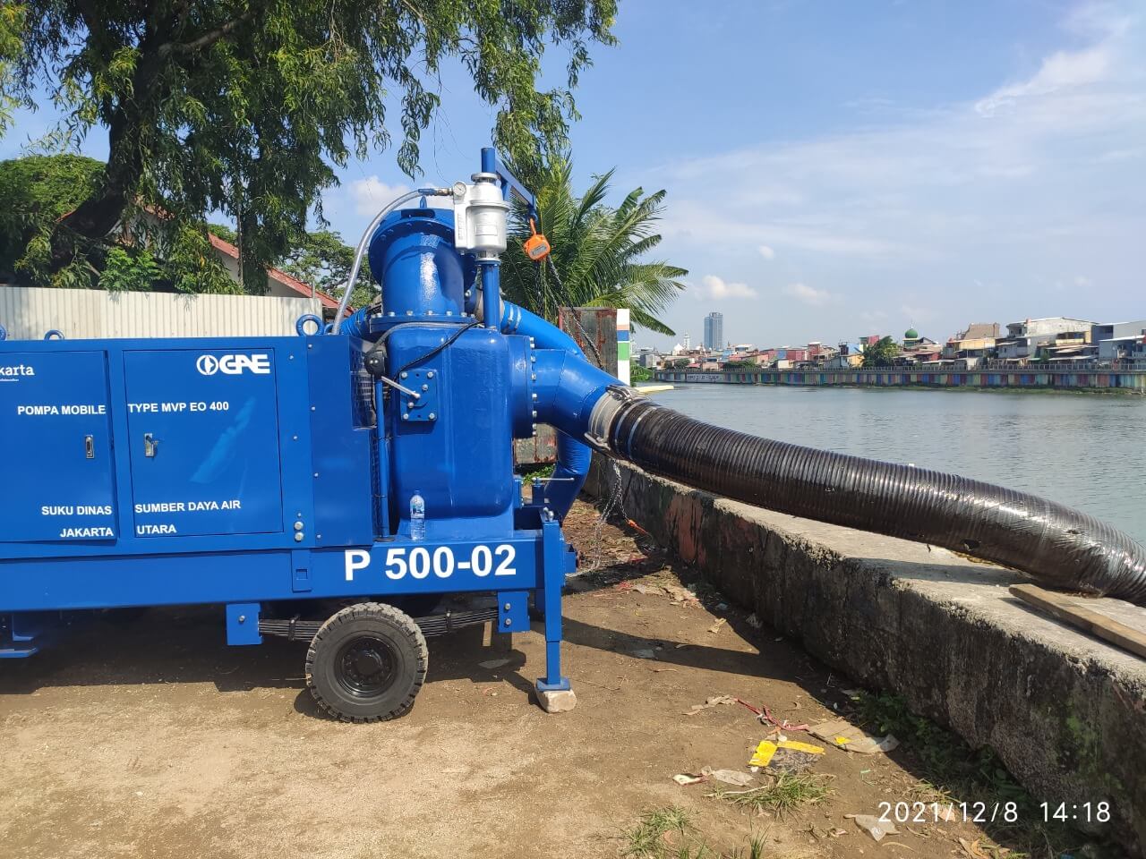 MOBILE PUMP PACKAGE CAPACITY 500 LPS